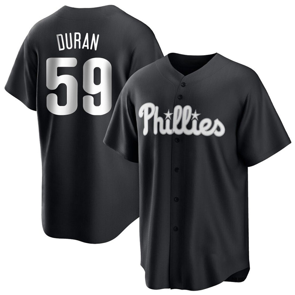 P.Phillies #59 Jhoan Duran Player Black Alt Fashion Home Game Qdoa Stitched Jerseys
