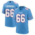 T.Titans #66 Fernando Carmona Jr. Player Light Blue 2026 Game Home Qdoa Stitched Jerseys