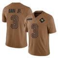 TB.Buccaneers #3 Rueben Bain Jr. Player Brown Limited Salute To Service Home Game Qdoa Stitched Jerseys