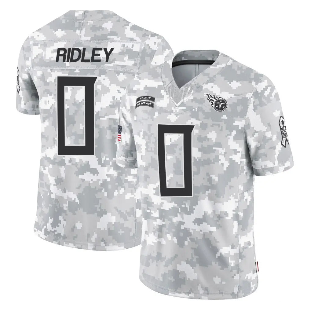 T.Titans #0 Calvin Ridley Player Arctic Camo Limited Salute to Service Home Game Qdoa Stitched Jerseys