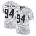 LA.Chargers #94 Dalvin Tomlinson Player Arctic Camo Salute To Service Limited Game Qdoa Stitched Jerseys