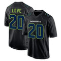 S.Seahawks #20 Julian Love Player Black Limited Fashion Home Game Qdoa Stitched Jerseys