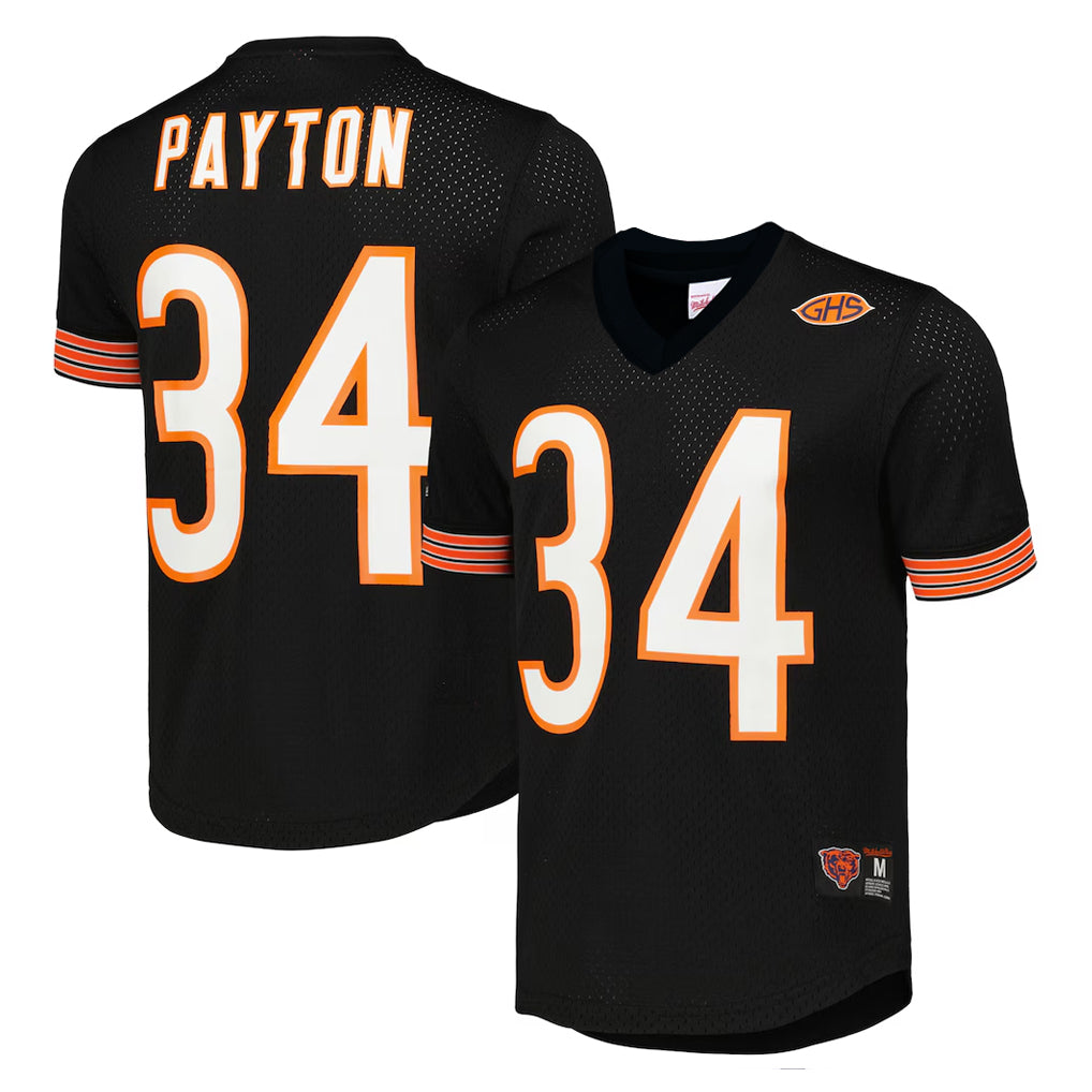 C.Bears #34 Walter Payton Player Navy 1985 Walter Payton Mitchell & Ness Throwback Retired Qdoa Stitched Jerseys