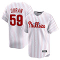 P.Phillies #59 Jhoan Duran Player White Home Limited Qdoa Stitched Jerseys