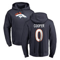 D.Broncos #0 Jonathon Cooper Player Navy Pullover Hoodie Limited Qdoa Stitched Jerseys