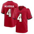 TB.Buccaneers #4 Chase McLaughlin Player Red Home Game Qdoa Stitched Jerseys