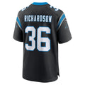 Qdoa C.Panthers #36 Demani Richardson Black Team Game Jersey