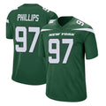 NY.Jets #97 Harrison Phillips Player Green Home Game Qdoa Stitched Jerseys