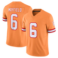 Qdoa #6 Baker Mayfield Player TB.Buccaneers Orange Vapor F.U.S.E. Limited Stitched Jerseys