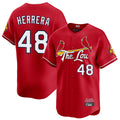 St. Louis Cardinals #48 Ivan Herrera Player Red City Connect Limited Qdoa Stitched Jerseys