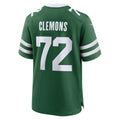 Qdoa NY.Jets #72 Micheal Clemons Legacy Green Team Game Jersey