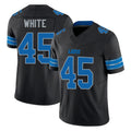 D.Lions #45 Devin White Player Black Alternate Vapor F.U.S.E. Limited Home Game Qdoa Stitched Jerseys