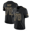 NO.Saints #78 Erik McCoy Player Black Impact Limited Home Game Qdoa Stitched Jerseys