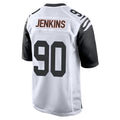 C.Bengals #90 Kris Jenkins Jr Player White Alternate Home Game Qdoa Stitched Jerseys