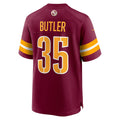 Qdoa W.Commanders #35 Percy Butler Burgundy Player Game Jersey