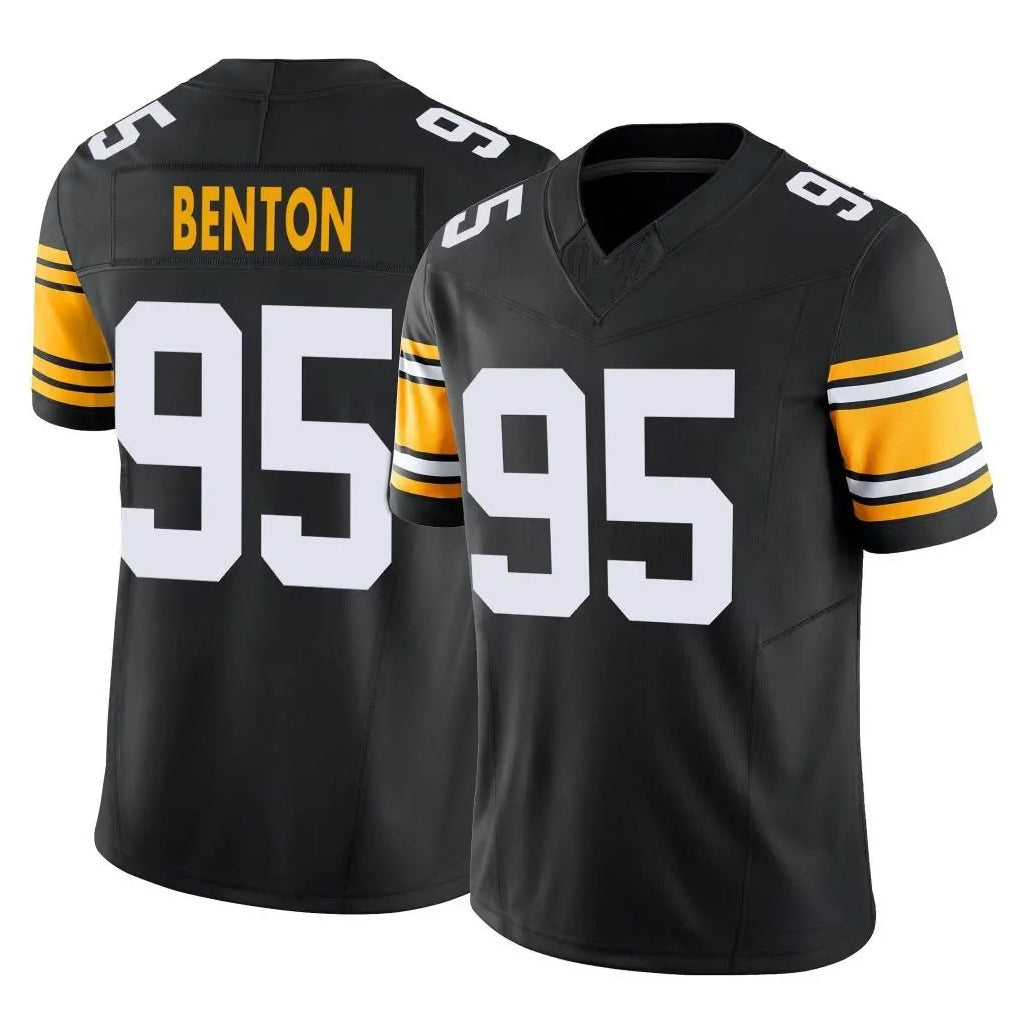 P.Steelers #95 Keeanu Benton Player Black Limited Alternate Vapor F.U.S.E. Home Game Qdoa Stitched Jerseys