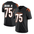 C.Bengals #75 Orlando Brown Jr. Player Black Vapor Untouchable Limited Home Game Qdoa Stitched Jerseys