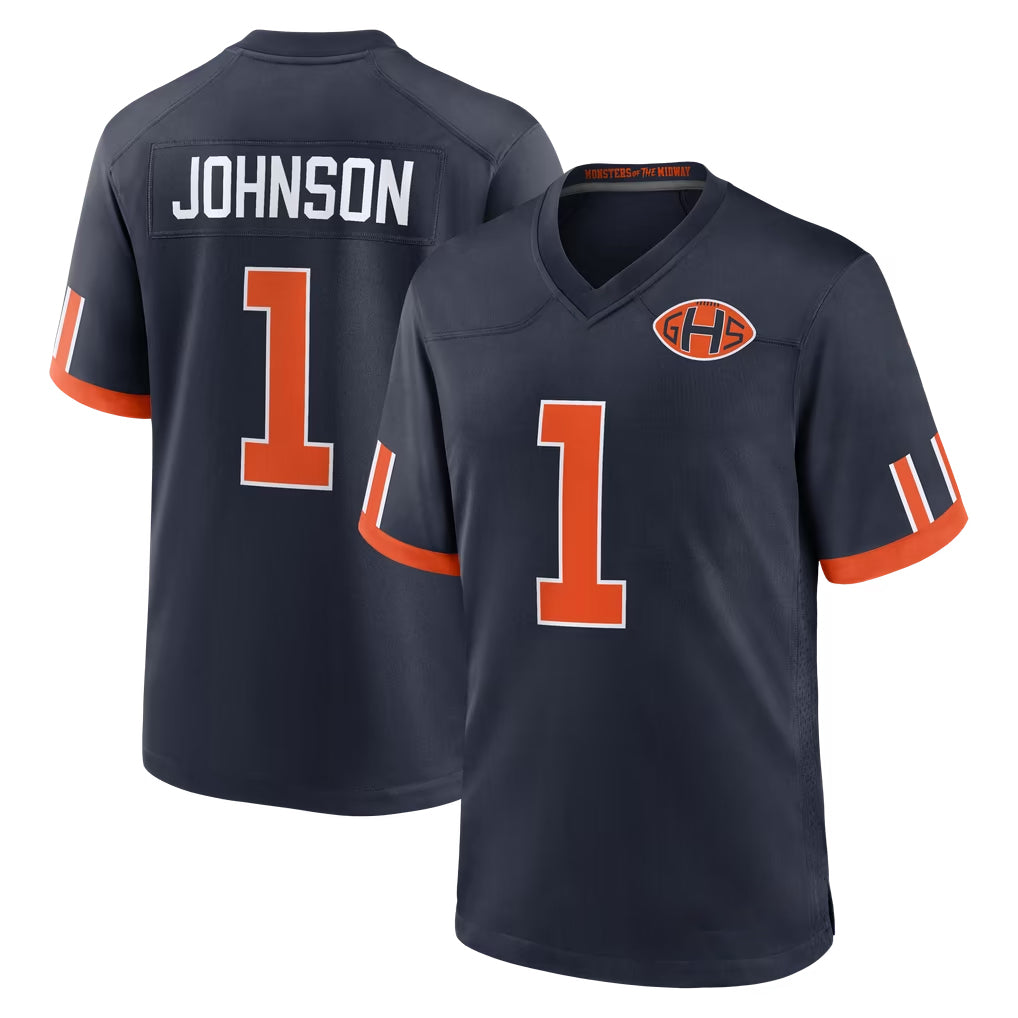 C.Bears #1 Jaylon Johnson Player Navy 2026 Rivalries Collection Home Game Qdoa Stitched Jerseys