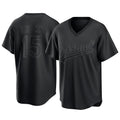 Athletics #15 Seth Brown Player Black Pitch Fashion T-shirt Home Game Qdoa Stitched Jerseys