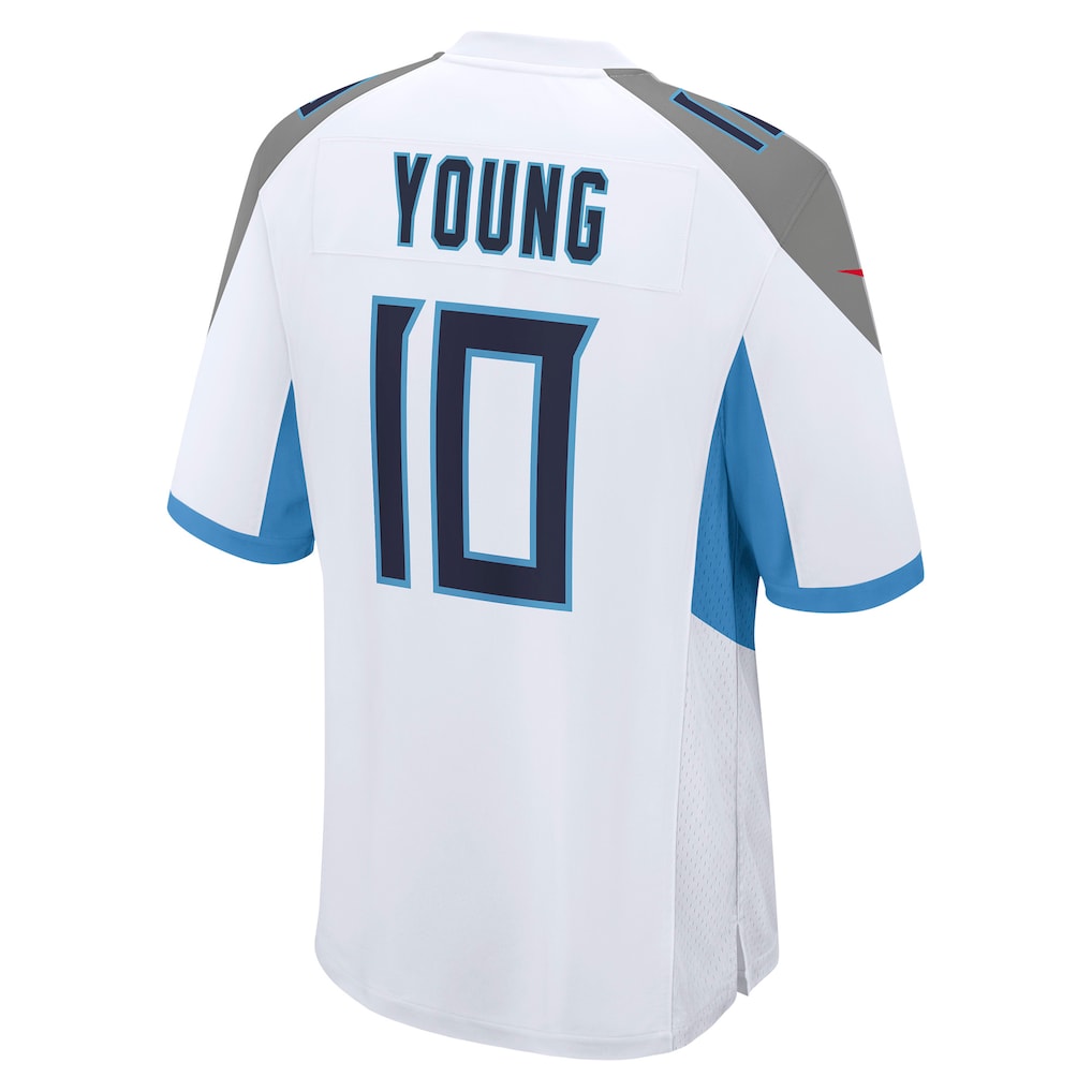 Qdoa T.Titans #10 Vince Young White Retired Player Game Jersey