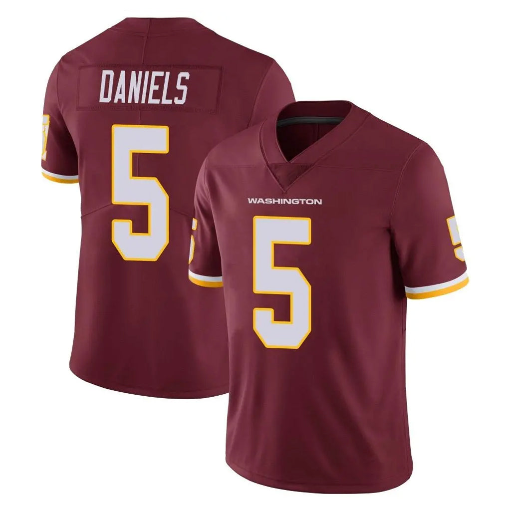 W.Commanders #5 Jayden Daniels Player Burgundy Limited Team Color Vapor Untouchable Home Game Qdoa Stitched Jerseys
