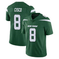 NY.Jets #8 Andre Cisco Player Green Limited Vapor Home Game Qdoa Stitched Jerseys