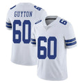 D.Cowboys #60 Tyler Guyton Player White Vapor Untouchable Limited Home Game Qdoa Stitched Jerseys