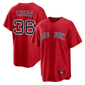 B.Red Sox #36 Triston Casas Player Red Home Game Qdoa Stitched Jerseys