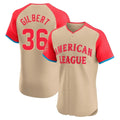 S.Mariners #36 Logan Gilbert Player Cream American League All-Star Limited Home Elite Qdoa Stitched Jerseys