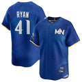 M.Twins #41 Joe Ryan Player Royal City Connect Limited Home Qdoa Stitched Jerseys