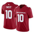 A.Cardinals #10 Josh Sweat Player Cardinal Vapor F.U.S.E. Limited Home Game Qdoa Stitched Jerseys