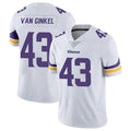 M.Vikings #43 Andrew Van Ginkel Player White Limited Vapor Untouchable Home Game Qdoa Stitched Jerseys