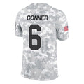 A.Cardinals #6 James Conner Player Camo Salute to Service Limited Home Qdoa Stitched Jerseys