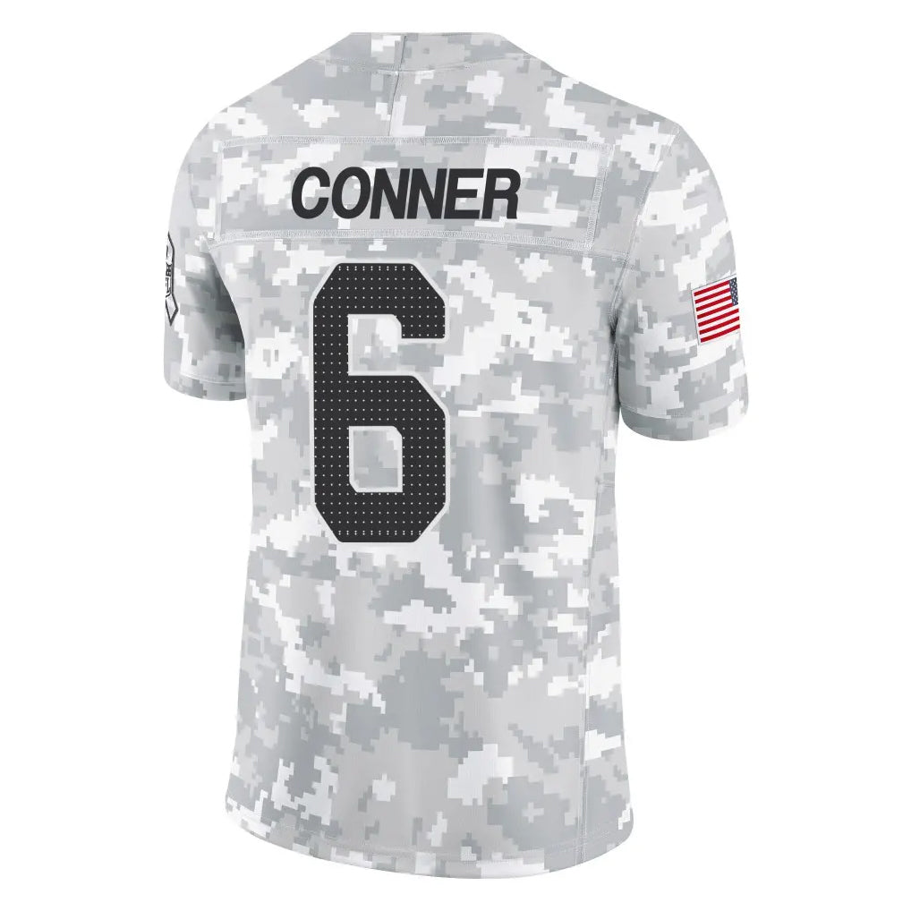 A.Cardinals #6 James Conner Player Camo Salute to Service Limited Home Qdoa Stitched Jerseys