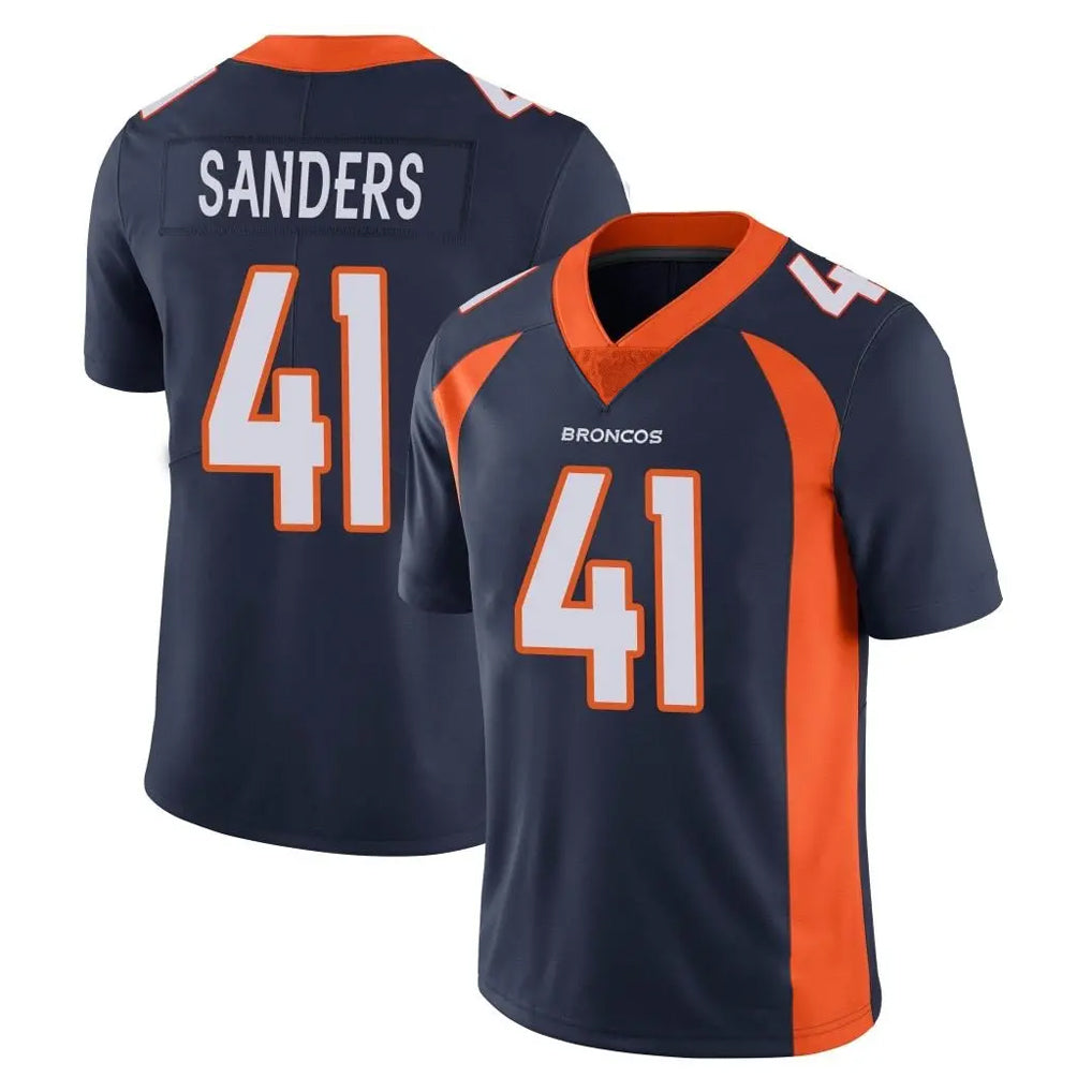 D.Broncos #41 Drew Sanders Player Navy Vapor Untouchable Limited Game Qdoa Stitched Jerseys