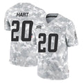 LA.Chargers #20 Cam Hart Player Arctic Camo Salute To Service Limited Game Qdoa Stitched Jerseys