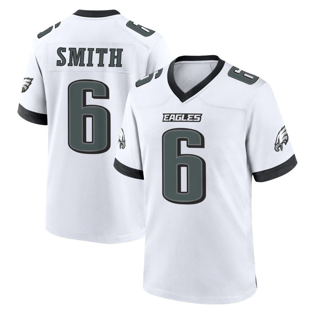 P.Eagles #6 DeVonta Smith Player White Game Home Qdoa Stitched Jerseys