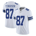 D.Cowboys #87 Jake Ferguson Player White Vapor Untouchable Limited Home Game Qdoa Stitched Jerseys