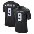 NY.Jets #9 Will McDonald IV Player Stealth Black Home Game Qdoa Stitched Jerseys