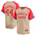 S.Mariners #44 Julio Rodriguez Player Cream American League All-Star Game Limited Qdoa Stitched Jerseys