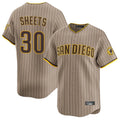 S.Diego Padres #30 Gavin Sheets Player Khaki Home Limited Qdoa Stitched Jerseys