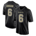 NO.Saints #6 Tyler Shough Player Black Carbon Fashion Home Game Qdoa Stitched Jerseys