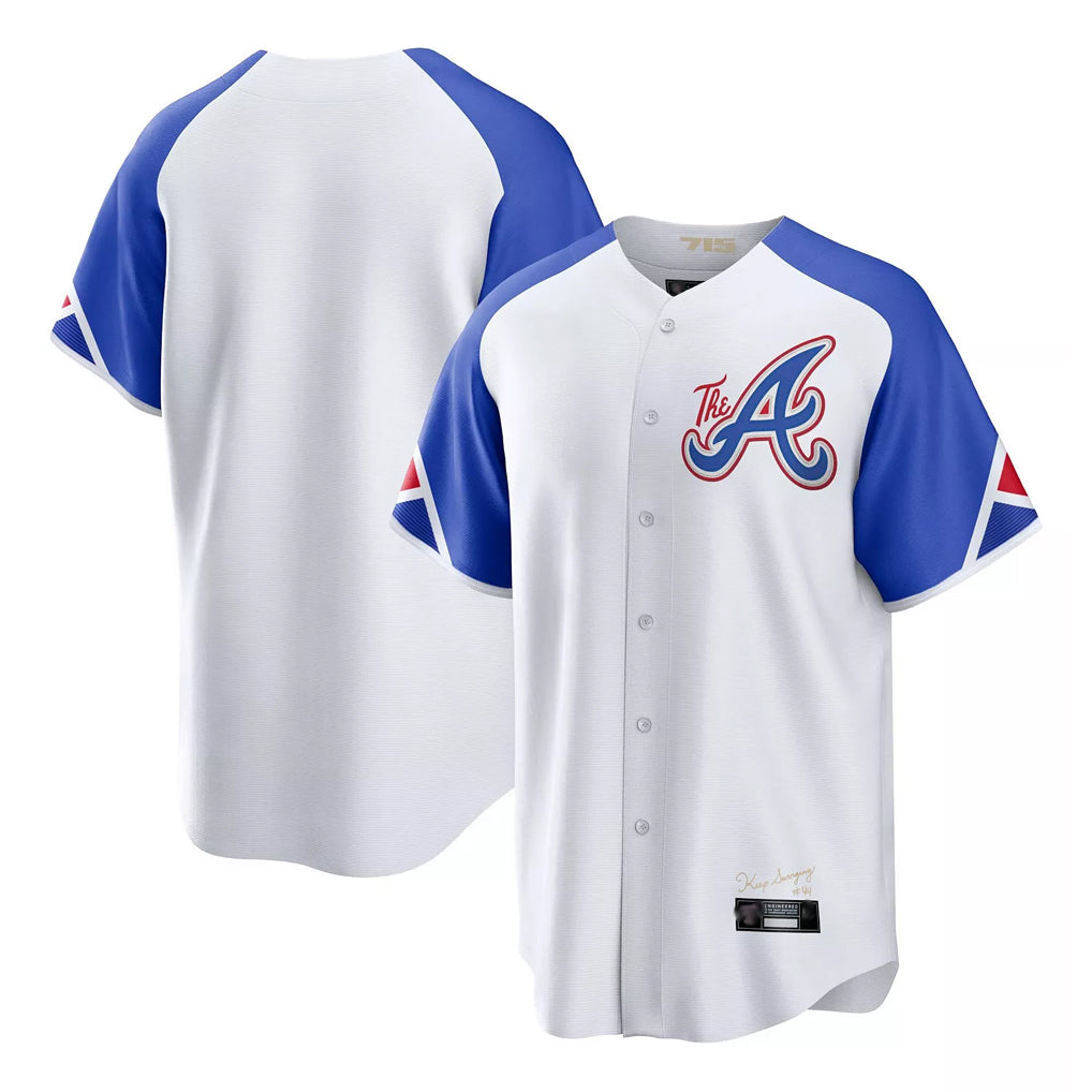 A.Braves ## Braves Blank Player White City Connect Home Game Qdoa Stitched Jerseys
