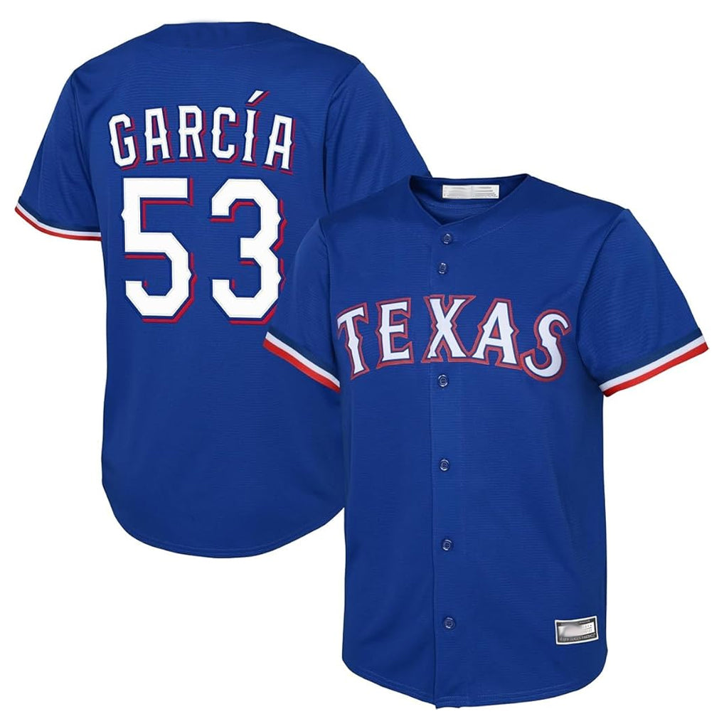 T.Rangers #53 Adolis Garcia Player Royal Home Limited Qdoa Stitched Jerseys