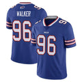 B.Bills #96 Deone Walker Player Royal Vapor Untouchable Limited Qdoa Stitched Jerseys