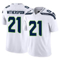 S.Seahawks #21 Devon Witherspoon Player White Limited Vapor F.U.S.E. Home Game Qdoa Stitched Jerseys