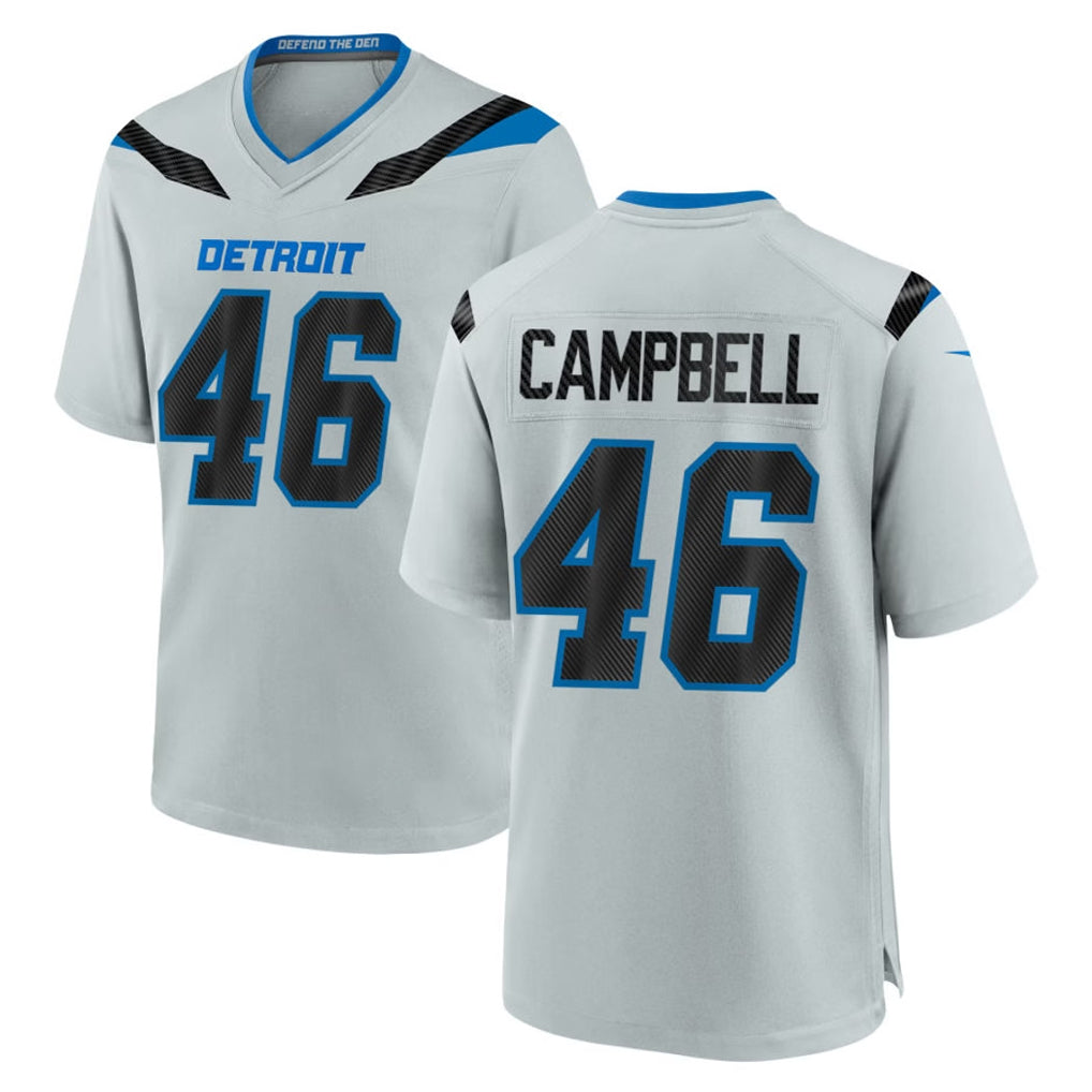 D.Lions #46 Jack Campbell Player Silver 2026 Rivalries Collection Home Game Qdoa Stitched Jerseys