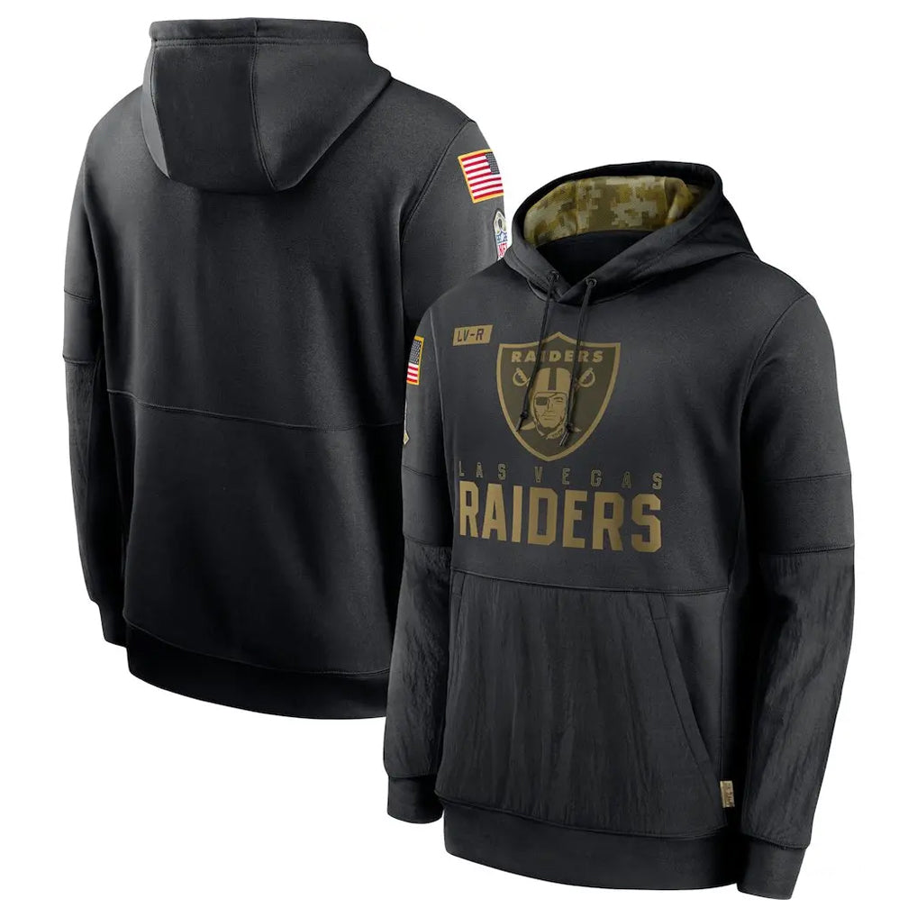 LV.Raiders ## Raiders Blank Player Black Salute to Service Hoodies Limited Game Qdoa Stitched Jerseys