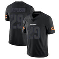 C.Bears #29 Tyrique Stevenson Player Black Impact Limited Game Qdoa Stitched Jerseys