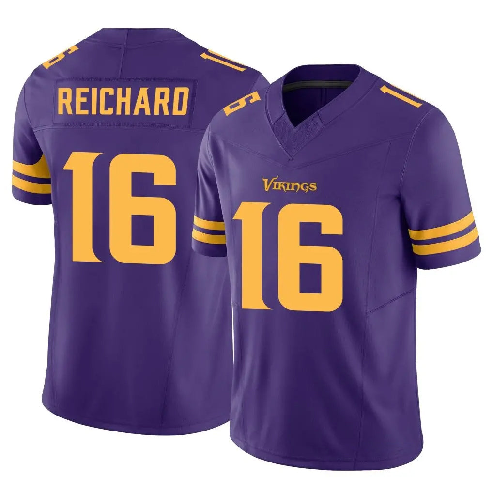 M.Vikings #16 Will Reichard Player Purple Limited Alternate Vapor F.U.S.E. Home Game Qdoa Stitched Jerseys
